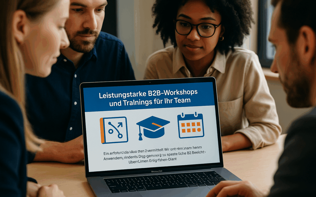 Leistungsstarke B2B-Workshops und Trainings für Ihr Team